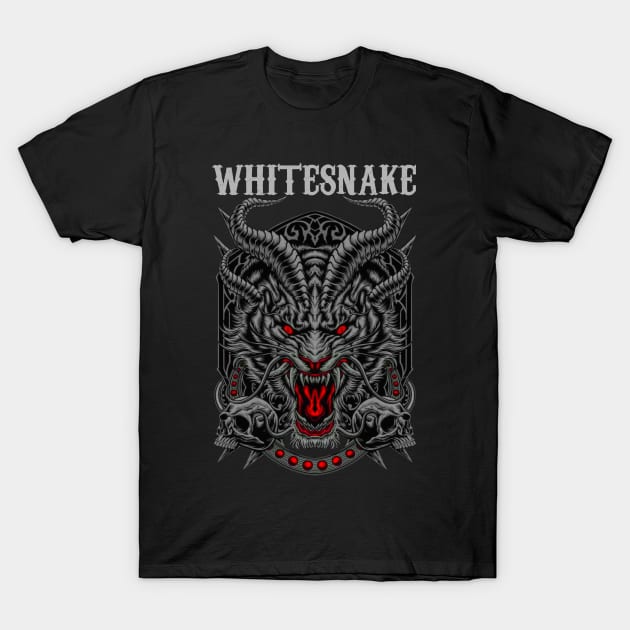 WHITESNAKE BAND DESIGN T-Shirt by Rons Frogss